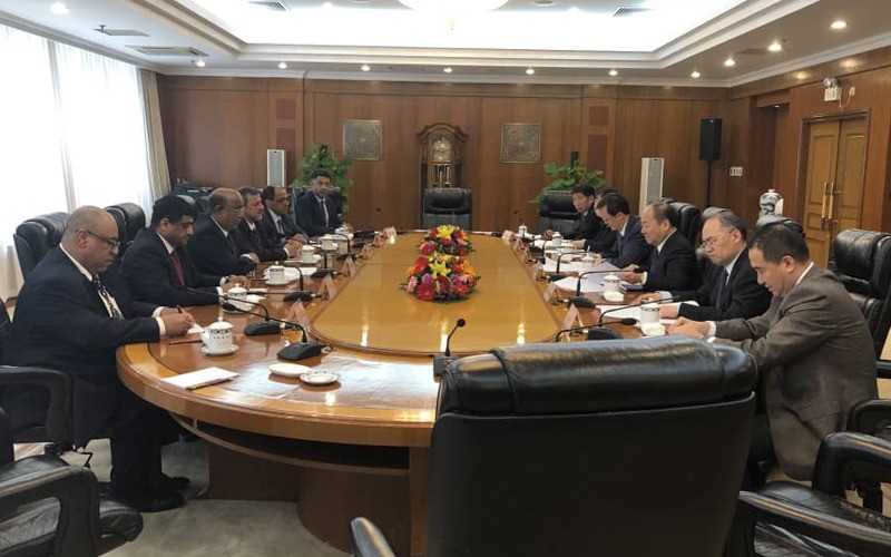 As part of the Sultanate's participation in the Belt and Road Initiative, Yahya Al-Jabri discusses strengthening trade and investment relations with China