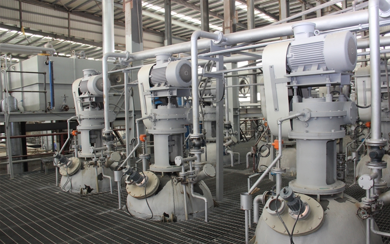 Sebacic acid production refinery (castor oil)